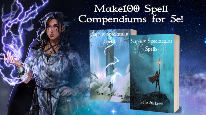 Saphyx Spectacular Spell Compendiums